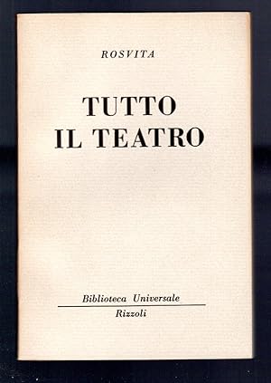 Bild des Verkufers fr Tutto il teatro zum Verkauf von Sergio Trippini