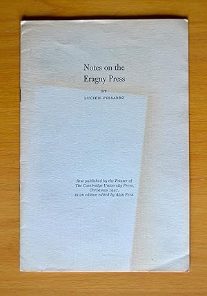 Immagine del venditore per Notes on the Eragny Press venduto da Woodbridge Rare Books