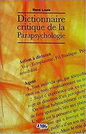 Dictionnaire critique de la Parapsychologie