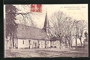 Bild des Verkufers fr Carte postale Montbard, L`Eglise et la Statue de Buffon zum Verkauf von Bartko-Reher