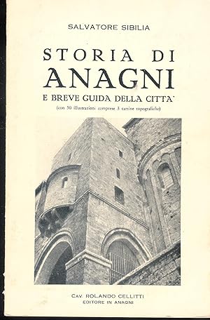 Imagen del vendedor de Storia di Anagni e breve guida della citt a la venta por MULTI BOOK