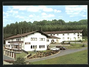 Ansichtskarte Bad Soden-Salmünster, Hotel Hubertus, Cafe und Restaurant am Wildpark