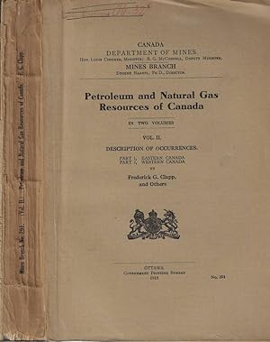 Bild des Verkufers fr Petroleum and natural gas resources of Canada Vol. II zum Verkauf von Biblioteca di Babele