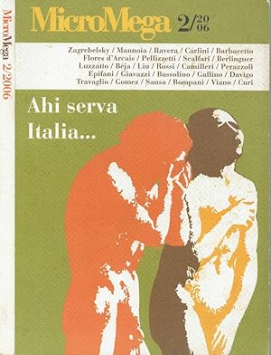 Seller image for MicroMega Ahi serva Italia n.2/2006 for sale by Biblioteca di Babele