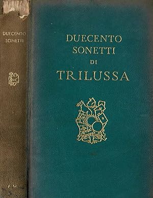 Bild des Verkufers fr Duecento sonetti zum Verkauf von Biblioteca di Babele