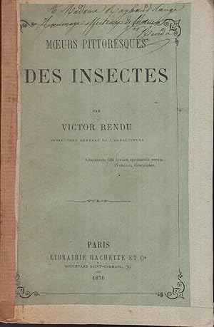 Moeurs pittoresques des insectes