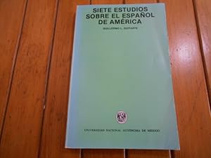 Imagen del vendedor de Siete estudios sobre el espaol de Amrica. 1a. EDICION a la venta por Librera Camino Bulnes