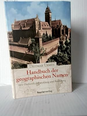 Bild des Verkufers fr Handbuch der geographischen Namen. zum Verkauf von Ralf Bnschen