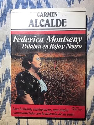 Imagen del vendedor de Federica Montseny. Palabra en rojo y negro a la venta por Campbell Llibres