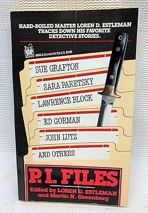 Image du vendeur pour P. I. Files: Sue Grafton; Sara Paretsky; Ed Gorman; John Lutz and others mis en vente par Prestonshire Books, IOBA