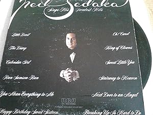 Imagen del vendedor de Neil Sedaka Sings His Greatest Hits [Audio][Vinyl][Sound Recording] a la venta por The Librarian's Books