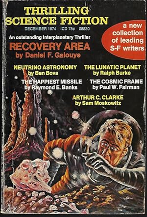 Image du vendeur pour THRILLING SCIENCE FICTION: December, Dec. 1974 mis en vente par Books from the Crypt