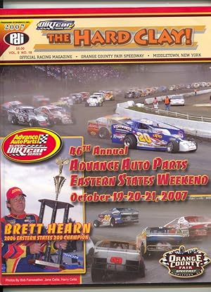 Orange County Fair Speedway Auto Race Program 10/2007-Eastern States 200-driver pix-VF