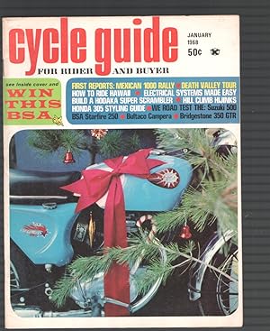 Cycle Guide-1/1968-Road Test The : Suzuki 500 and BSA Starfire 250