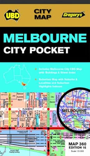 Bild des Verkufers fr Melbourne City Pocket Map 360 16th ed zum Verkauf von Grand Eagle Retail