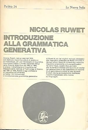 Introduzione alla grammatica generativa