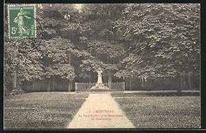 Bild des Verkufers fr Carte postale Montbard, Le Parc Buffon et le Monument de Daubenton zum Verkauf von Bartko-Reher