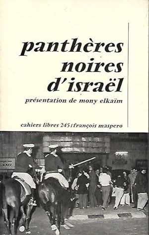 Immagine del venditore per Panth  res noires d'Isra «l venduto da Messinissa libri