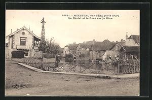 Bild des Verkufers fr Carte postale Mirebeau-sur-Bze, Le Chalet et le Pont sur la Bze zum Verkauf von Bartko-Reher