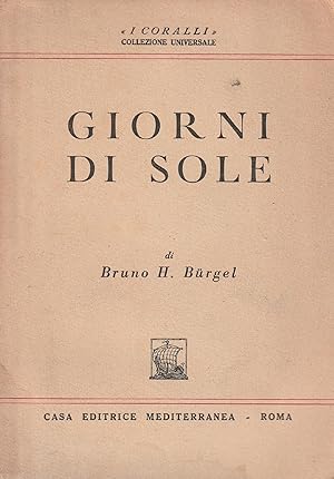 Immagine del venditore per Giorni di sole venduto da Messinissa libri