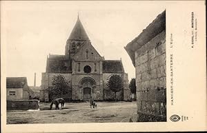 Ansichtskarte / Postkarte Hangest en Santerre Somme, L'Eglise