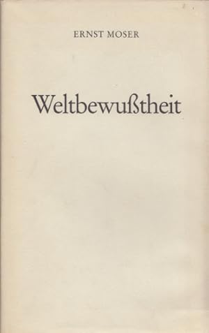 Imagen del vendedor de Weltbewutheit. a la venta por Buch von den Driesch