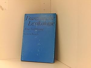 Französische Lexikologie. Eine Einführung