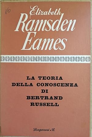 Seller image for LA TEORIA DELLA CONOSCENZA DI BERTRAND RUSSELL for sale by libreria minerva