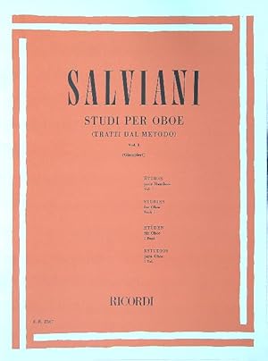 Image du vendeur pour Salviani - Studi per Oboe Vol. I mis en vente par Librodifaccia