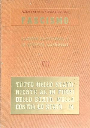 Panorami di realizzazioni del fascismo 7. L'azione di governo e le attivita' .