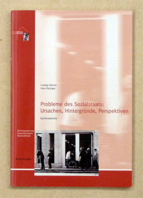 Seller image for Probleme des Sozialstaats: Ursachen, Hintergrnde, Perspektiven. Synthesebericht. for sale by antiquariat peter petrej - Bibliopolium AG