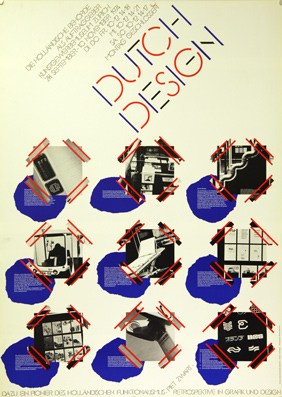 Seller image for Plakat - Dutch Design. Die Hollndische Behrde als Auftraggeber. Offset. for sale by antiquariat peter petrej - Bibliopolium AG