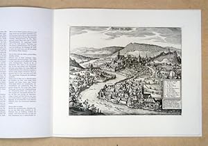 Baden Im Argöw. Prospekt der Stadt Baden aus den Jahr 1642. Faksimiledruck 1974, Handabzug ab Kup...