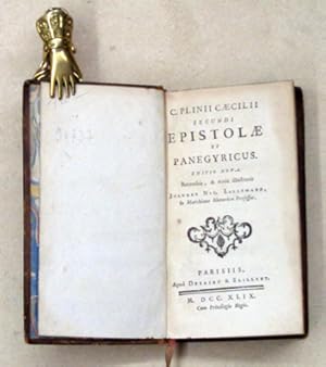 C. Plinii Caecilii Secundi Epistolae et Panegyricus. Editio nova. Recensuit, & notis illustravit ...