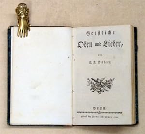 Bild des Verkufers fr Geistliche Oden und Lieder. zum Verkauf von antiquariat peter petrej - Bibliopolium AG