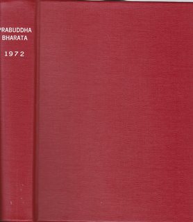 Seller image for PRABUDDHA BHARATA OR AWAKENED INDIA 1972 (Vol.LXXVII) 12 issues in one volume for sale by Never Too Many Books