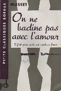 Imagen del vendedor de On ne badine pas avec l'amour - Alfred De Musset a la venta por Book Hmisphres