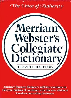 Bild des Verkufers fr Merriam-webster collegiate dictionary - Collectif zum Verkauf von Book Hmisphres