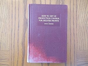 Image du vendeur pour Foundation Supply Chain Two (2) Hardcover Book Lot, including: How to Set Up Production Control for Greater Profits, and; Machine Shop Theory and Practice (Business - Supply Chain) mis en vente par Clarkean Books