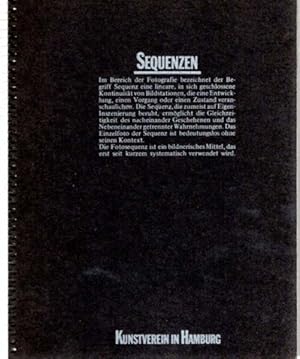 Sequenzen. Fotofolgen zeitgenössischer Künstler. 15. Januar bis 27. Februar 1977. Kunstverein in ...