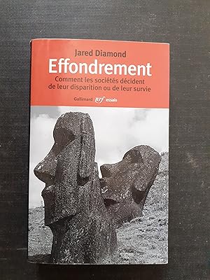 Image du vendeur pour Effondrement. Comment les socits dcident de leur disparition ou de leur survie mis en vente par Librairie de la Garenne