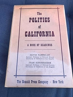 Immagine del venditore per Politics of California: A Book of Readings venduto da Ocean Tango Books