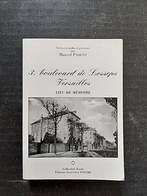 3, boulevard de Lesseps, Versailles - Lieu de mémoire