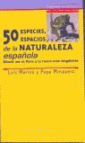 50 ESPECIES Y ESPACIOS EXCLUSIVOS