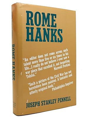 Bild des Verkufers fr THE HISTORY OF ROME HANKS AND KINDRED MATTERS zum Verkauf von Rare Book Cellar