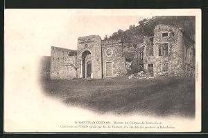 Seller image for Carte postale St-Martin-de-Cornas, Ruines du Chateau de Basse-Cour for sale by Bartko-Reher
