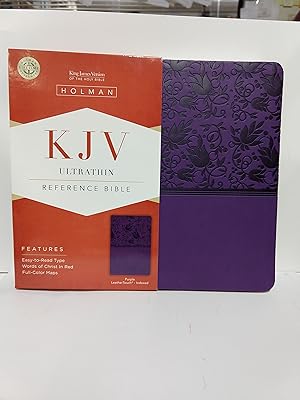 Bild des Verkufers fr KJV Ultrathin Reference Bible, Purple LeatherTouch Indexed zum Verkauf von Fleur Fine Books