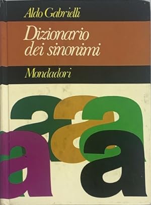 Seller image for Dizionario dei sinonimi. for sale by FIRENZELIBRI SRL
