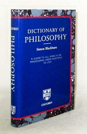 Bild des Verkufers fr The Oxford Dictionary of Philosophy zum Verkauf von Adelaide Booksellers