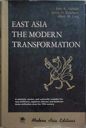 Immagine del venditore per East Asia the Modern Transformation 2 Vols. venduto da SEATE BOOKS